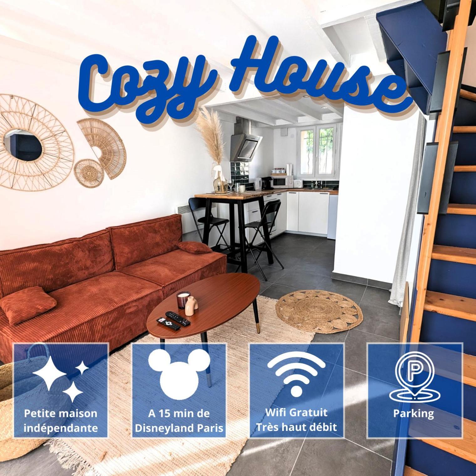 Cozy House - 15 Min Disneyland - 2 Parkings - Fibre Nanteuil-lès-Meaux Exteriör bild